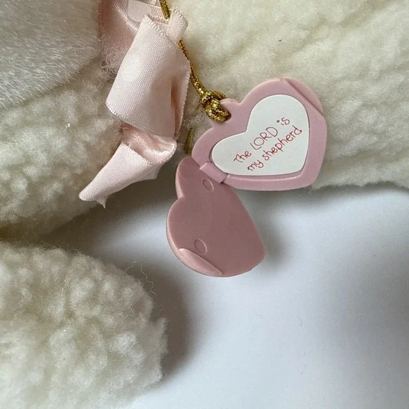 1985 Applause Precious Moments 10" LEVI THE LAMB Wooly Plush Wallace Berrie - Picture 4 of 10